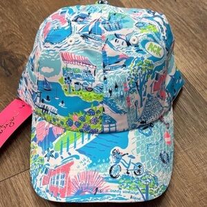 ✨SAT SALE✨ NWT Lilly Pulitzer Run Around Hat Lilly Loves Nantucket